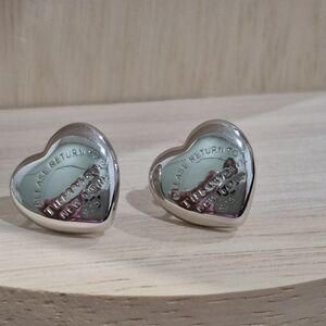 Silver Heart Earrings